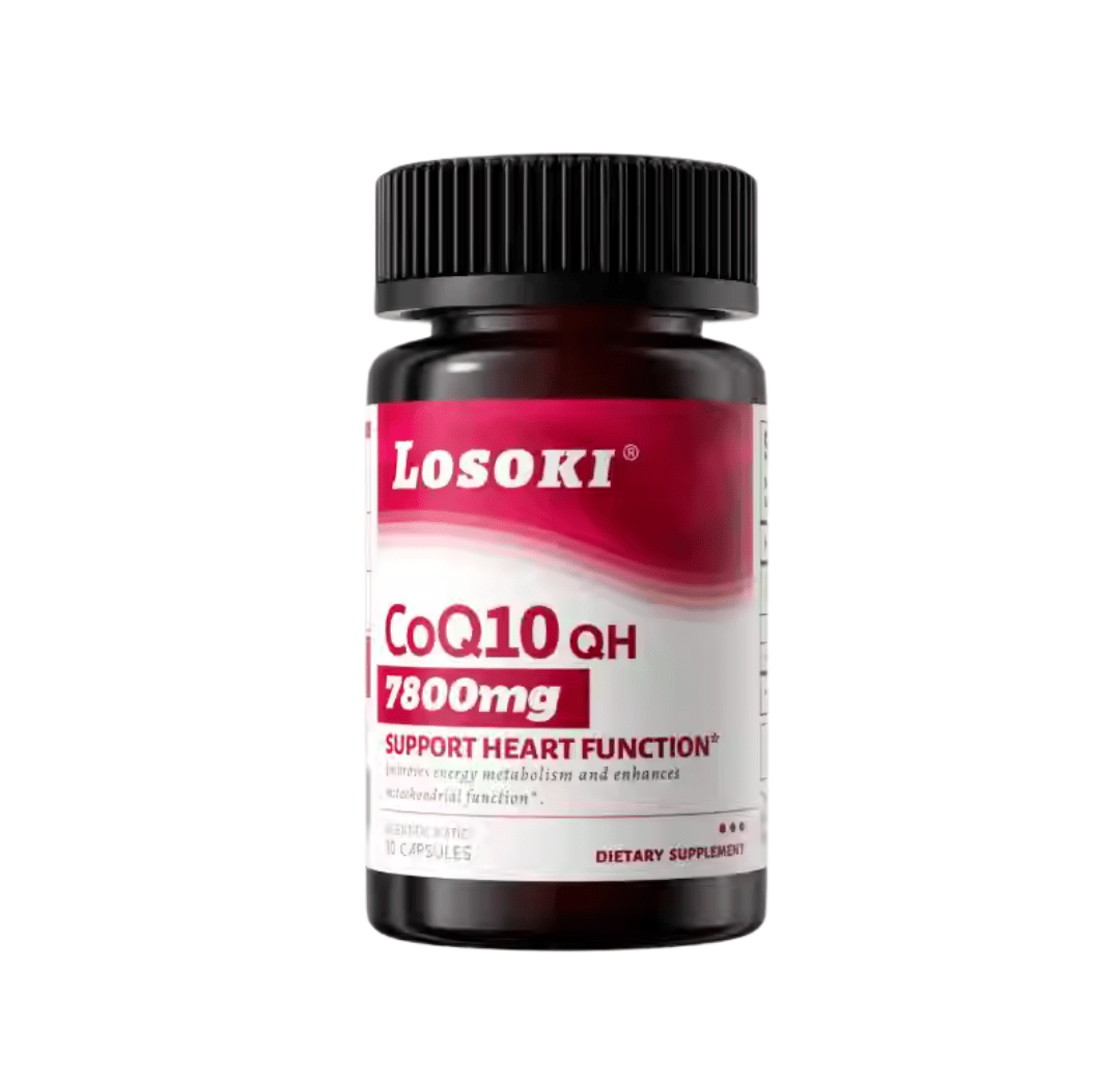 LOSOKI - Losoki 還原型輔酶Q10膠囊|高效抗氧化 × 活化細胞能量 × 心臟保護 × 美國原裝進口 - 營養補充劑